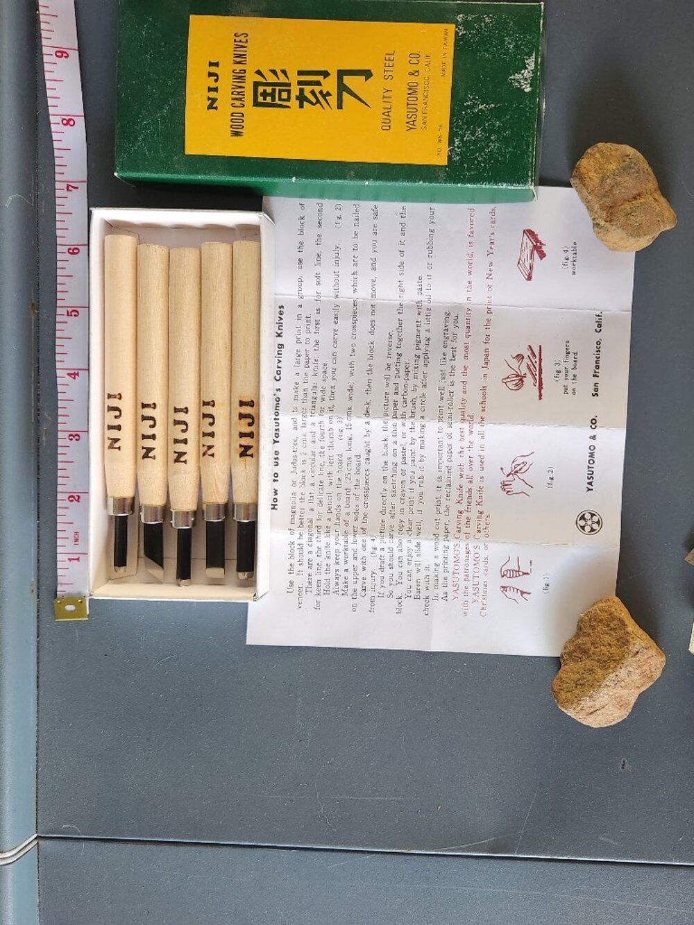 Authentic Japanese Small Wood Carving Tools